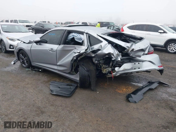 2023 Acura Integra w/A-Spec Package with VIN 19UDE4H3XPA009514, listed as a IAAI auction lot 41521064 with 50,320 mi miles and . Bid and sale history available at DreamBid. Image 3.