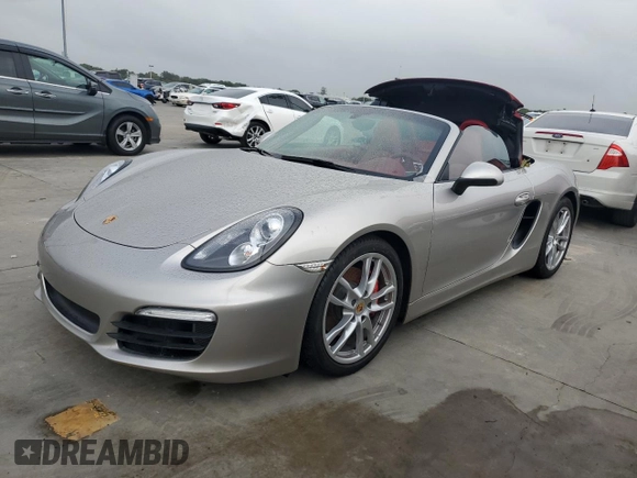 2013 Porsche Boxster S with VIN WP0CB2A82DS132355, listed as a Copart auction lot 74859104 with 0 mi miles and Salvage Title. Bid and sale history available at carsss.com. Image 1.