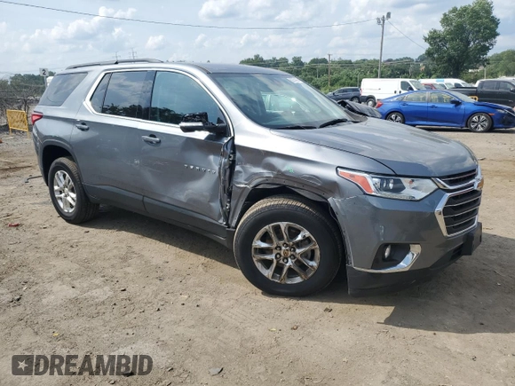 2019 Chevrolet Traverse LT Cloth with VIN 1GNEVGKW9KJ156849, listed as a Copart auction lot 62774065 with 37,958 mi miles and Salvage title. Bid and sale history available at DreamBid. Image 4.