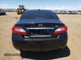 2012 Infiniti M with VIN JN1BY1AP1CM330586, listed as a Copart auction lot 55444854 with 185,935 mi miles and Salvage Title. Bid and sale history available at carsss.com. Image 6.