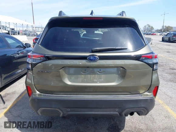 2025 Subaru Forester Limited with VIN JF2SLDRC5SH432674, listed as a IAAI auction lot 41837201 with 4,361 mi miles. Bid and sale history available at carsss.com. Image 16.