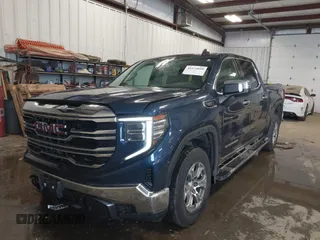 2023 GMC Sierra 1500 SLT with VIN 3GTUUDE8XPG250332, listed as a IAAI auction lot 41573099 with 45,272 mi miles and . Bid and sale history available at DreamBid. Image 18.