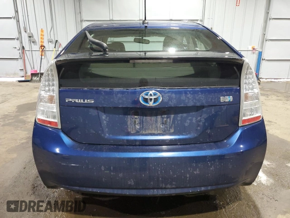 2010 Toyota Prius II with VIN JTDKN3DUXA5125262, listed as a Copart auction lot 52278605 with 71,554 mi miles and Non Repairable. Bid and sale history available at carsss.com. Image 6.
