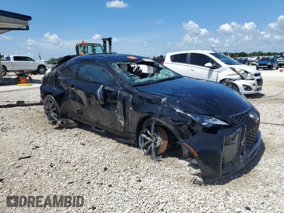 2019 Lexus RC 300 with VIN JTHHA5BC2K5009615, listed as a Copart auction lot 64201584 with Not provided miles and Non repairable. Bid and sale history available at DreamBid. Image 4.