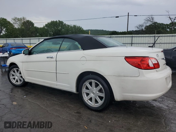 2008 Chrysler Sebring Limited with VIN 1C3LC65M68N223374, listed as a Copart auction lot 60911895 with 75,842 mi miles and Salvage title. Bid and sale history available at DreamBid. Image 2.