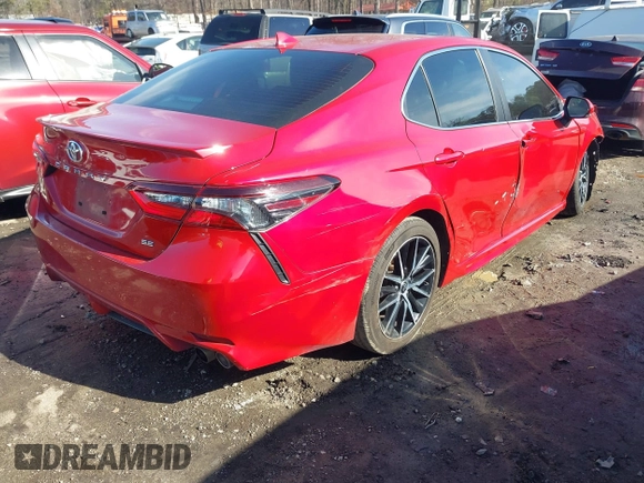 2021 Toyota Camry SE Nightshade with VIN 4T1G11AK1MU435153, listed as a IAAI auction lot 41389032 with 107,381 mi miles. Bid and sale history available at carsss.com. Image 4.
