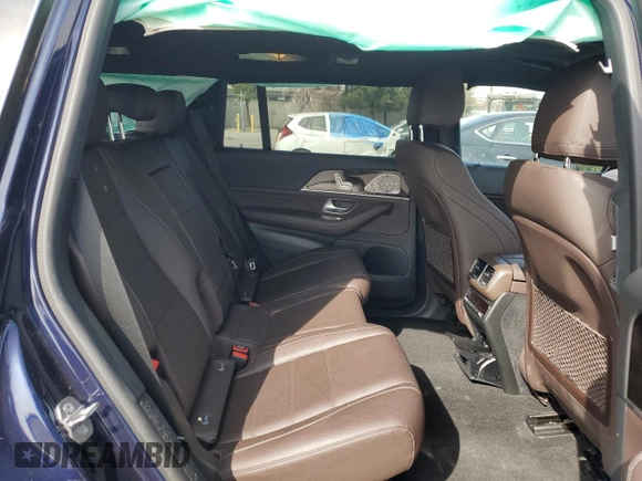 2021 Mercedes-Benz GLS 450 with VIN 4JGFF5KE9MA380689, listed as a Copart auction lot 43480605 with 52,217 mi miles and Salvage title. Bid and sale history available at DreamBid. Image 12.