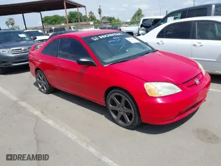 2002 Honda Civic LX with VIN 1HGEM22522L039397, listed as a IAAI auction lot 42050679 with 128,448 mi miles. Bid and sale history available at carsss.com. Image 1.