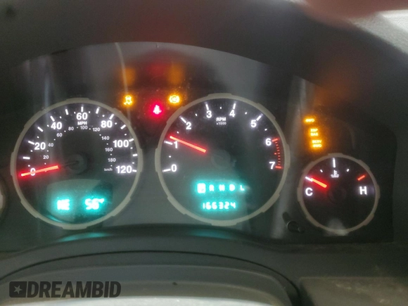 2008 Jeep Liberty Sport with VIN 1J8GN28K88W103024, listed as a Copart auction lot 50616455 with 166,324 mi miles and Clean Title. Bid and sale history available at DreamBid. Image 9.