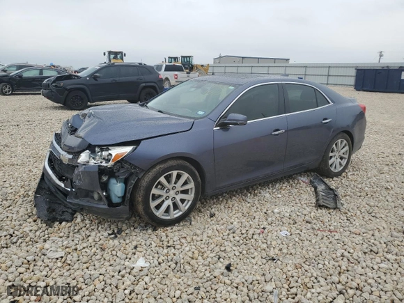 2015 Chevrolet Malibu LTZ with VIN 1G11F5SL6FF327802, listed as a Copart auction lot 45811015 with 72,758 mi miles and Salvage Title. Bid and sale history available at carsss.com. Image 1.