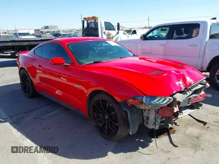 2018 Ford Mustang GT with VIN 1FA6P8CFXJ5180361, listed as a IAAI auction lot 41620513 with 114,222 mi miles. Bid and sale history available at carsss.com. Image 13.
