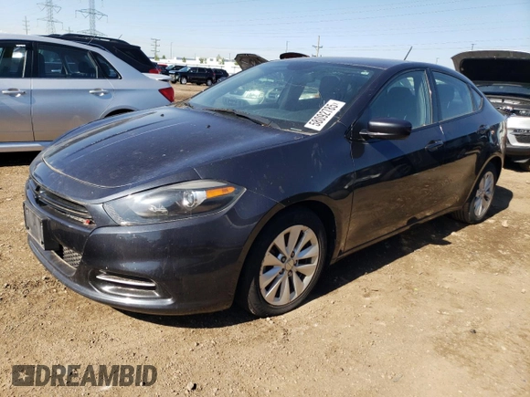 2014 Dodge Dart SXT z VIN 1C3CDFBB1ED908108, wystawiony jako Copart lot #58092785 z przebiegiem 147 125 mil mil oraz Czysty tytuł • Clean title. Historia ofert i sprzedaży dostępna na DreamBid. Obrazek 1.