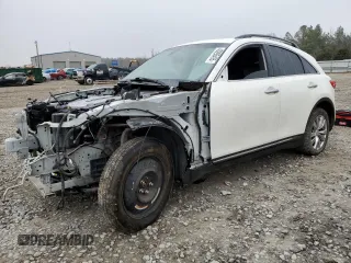 2016 Infiniti QX70 with VIN JN8CS1MWXGM750363, listed as a Copart auction lot 43995495 with Not Provided miles and Salvage Title. Bid and sale history available at DreamBid. Image 1.