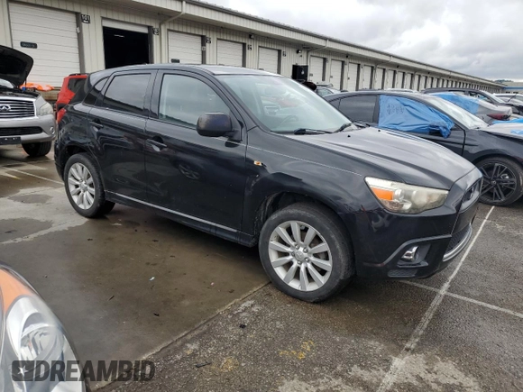 2011 Mitsubishi Outlander SE with VIN JA4AR4AUXBZ024544, listed as a Copart auction lot 58465235 with 152,914 mi miles and Salvage title. Bid and sale history available at DreamBid. Image 4.