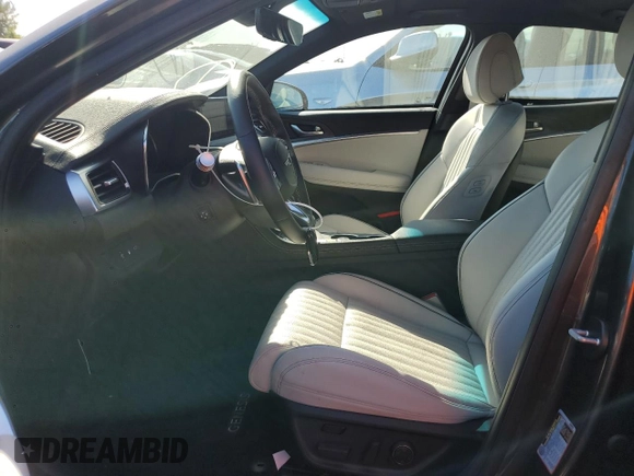 2024 Genesis G70 Sport Advanced with VIN KMTG54SE3RU137196, listed as a Copart auction lot 76329834 with 1,348 mi miles and Salvage Title. Bid and sale history available at DreamBid. Image 7.