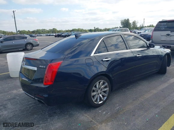 2016 Cadillac CTS Sedan RWD with VIN 1G6AP5SX8G0119984, listed as a IAAI auction lot 42098257 with 98,593 mi miles. Bid and sale history available at carsss.com. Image 4.