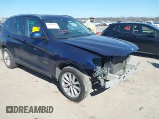 2017 BMW X3 sDrive28i with VIN 5UXWZ7C53H0U46640, listed as a IAAI auction lot 41669194 with 174,463 mi miles. Bid and sale history available at carsss.com. Image 1.