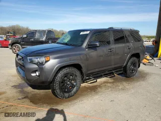 2014 Toyota 4Runner SR5 with VIN JTEZU5JR6E5069965, listed as a Copart auction lot 49981255 with 147,141 mi miles and Salvage Title. Bid and sale history available at carsss.com. Image 1.