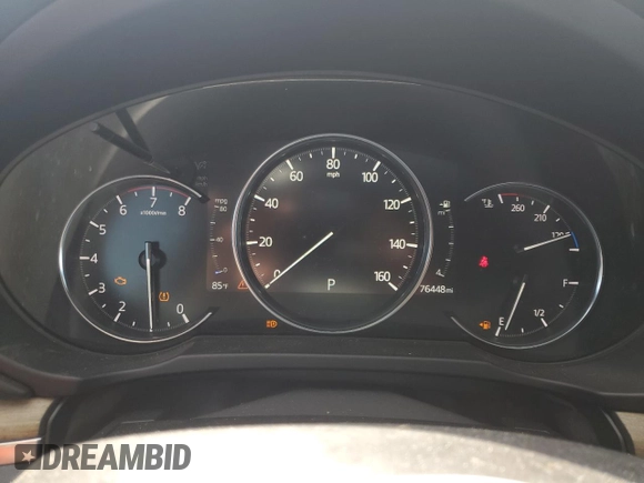 2019 Mazda CX-5 Signature with VIN JM3KFBEYXK0537826, listed as a Copart auction lot 50063015 with 76,448 mi miles and Salvage Title. Bid and sale history available at carsss.com. Image 9.