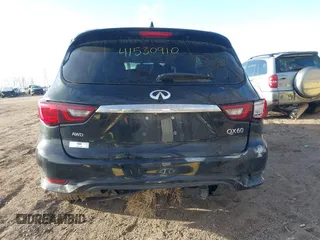 2019 Infiniti QX60 Pure with VIN 5N1DL0MM9KC555631, listed as a IAAI auction lot 41530910 with 83,351 mi miles and . Bid and sale history available at DreamBid. Image 16.