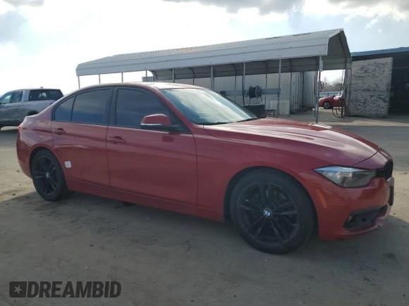 2016 BMW 3 Series 320i with VIN WBA8A9C50GK617745, listed as a Copart auction lot 46170085 with 143,729 mi miles and Salvage Title. Bid and sale history available at carsss.com. Image 4.