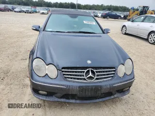 2005 Mercedes-Benz CLK-Class 5.0L with VIN WDBTK75J75F124223, listed as a Copart auction lot 74485264 with 0 mi miles and Non Repairable. Bid and sale history available at carsss.com. Image 5.