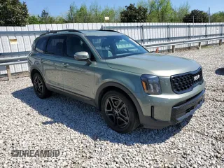 2024 Kia Telluride EX with VIN 5XYP3DGCXRG473232, listed as a Copart auction lot 52241595 with 14,757 mi miles and Salvage title. Bid and sale history available at DreamBid. Image 4.