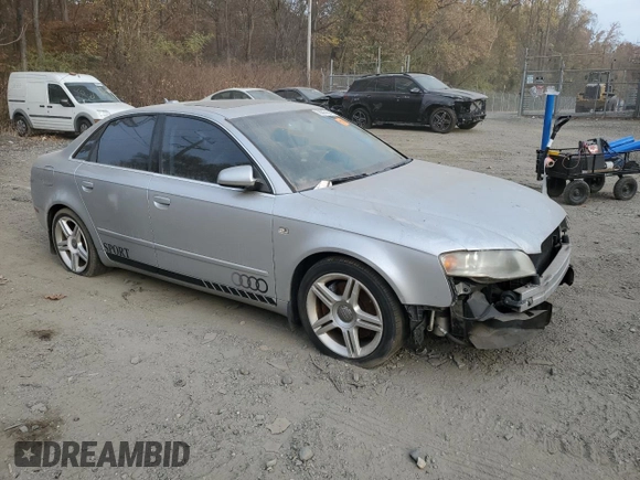 2005 Audi A4 2.0T with VIN WAUAF68E35A451475, listed as a Copart auction lot 78827694 with 243,856 mi miles and Salvage Title. Bid and sale history available at carsss.com. Image 4.