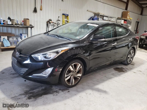 2014 Hyundai Elantra SE with VIN 5NPDH4AE1EH534789, listed as a Copart auction lot 46750625 with 165,380 mi miles and Clean Title. Bid and sale history available at carsss.com. Image 1.