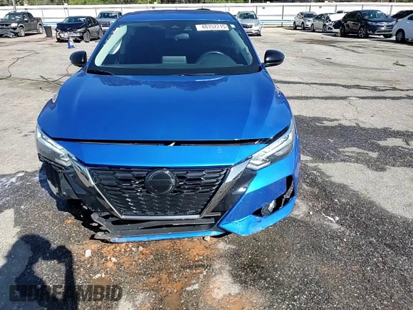 2021 Nissan Sentra SR with VIN 3N1AB8DV7MY303102, listed as a Copart auction lot 48352215 with 44,733 mi miles and Salvage Title. Bid and sale history available at DreamBid. Image 14.