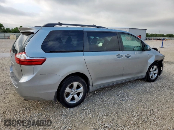 2017 Toyota Sienna LE Auto Access Seat with VIN 5TDKZ3DC5HS861042, listed as a Copart auction lot 60690025 with 85,021 mi miles and Salvage title. Bid and sale history available at DreamBid. Image 3.