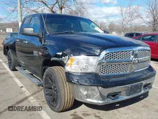 2014 Ram 1500 Big Horn z VIN 1C6RR7GT6ES459879, wystawiony jako IAAI lot #41502894 z przebiegiem 165 125 mil mil oraz . Historia ofert i sprzedaży dostępna na DreamBid. Obrazek 1.