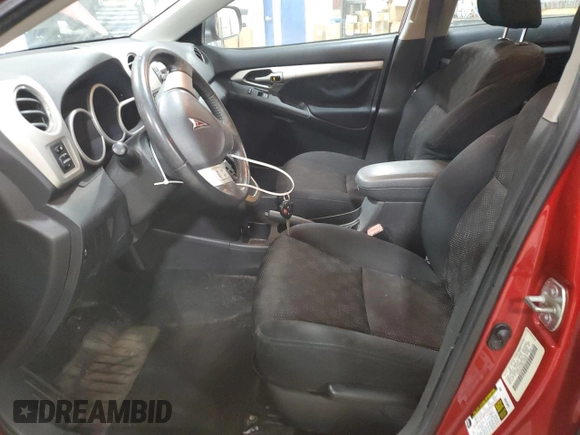 2009 Pontiac Vibe with VIN 5Y2SM67089Z475362, listed as a Copart auction lot 79842424 with 168,755 mi miles and Salvage Title. Bid and sale history available at carsss.com. Image 7.