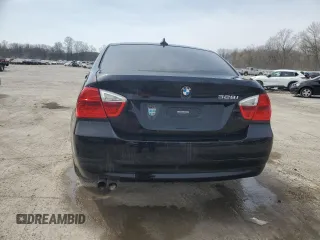 2007 BMW 3 Series 328i with VIN WBAVA33537KX76713, listed as a Copart auction lot 53056835 with 86,423 mi miles and Salvage title. Bid and sale history available at DreamBid. Image 6.