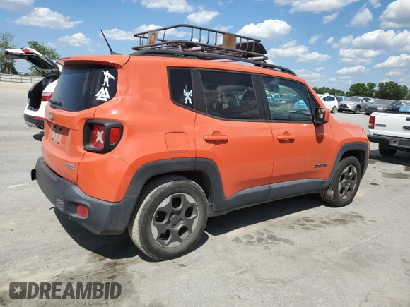 2015 Jeep Renegade Latitude with VIN ZACCJABHXFPC03046, listed as a Copart auction lot 50774515 with 158,290 mi miles and Clean Title. Bid and sale history available at carsss.com. Image 3.