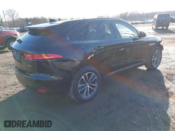 2018 Jaguar F-Pace 25t Premium with VIN SADCJ2FX1JA279629, listed as a IAAI auction lot 41195399 with 74,982 mi miles and . Bid and sale history available at DreamBid. Image 4.