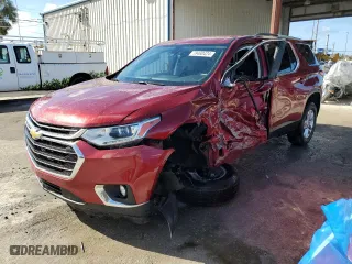 2018 Chevrolet Traverse LT Cloth with VIN 1GNERGKW6JJ281018, listed as a Copart auction lot 45367585 with 111,630 mi miles and Non Repairable. Bid and sale history available at carsss.com. Image 1.