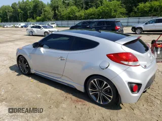 2016 Hyundai Veloster Turbo with VIN KMHTC6AEXGU254380, listed as a Copart auction lot 60766373 with 135,056 mi miles. Bid and sale history available at carsss.com. Image 2.