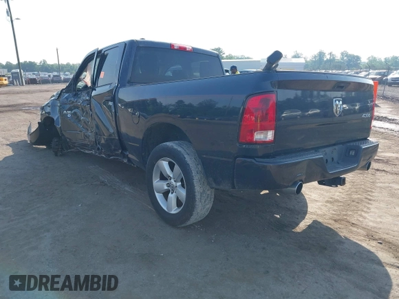 2013 Ram 1500 Express with VIN 1C6RR7FT5DS631593, listed as a IAAI auction lot 42291392 with Not provided miles and . Bid and sale history available at DreamBid. Image 3.