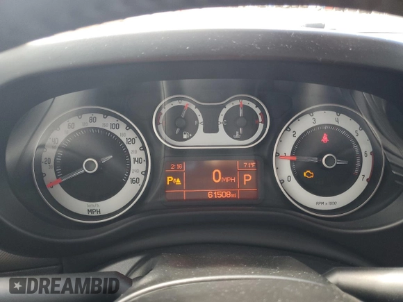 2015 FIAT 500L Easy with VIN ZFBCFABH6FZ036531, listed as a Copart auction lot 46793485 with 61,508 mi miles and Salvage title. Bid and sale history available at DreamBid. Image 9.