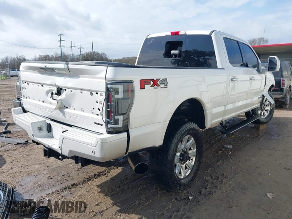 2017 Ford F-250 Lariat with VIN 1FT7W2BT2HEC37667, listed as a IAAI auction lot 41441415 with 254,406 mi miles and . Bid and sale history available at DreamBid. Image 4.