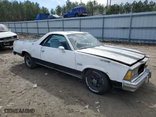 1981 Chevrolet El Camino with VIN 1GCCW80JXBD431816, listed as a Copart auction lot 46290535 with 22,666 mi miles and Salvage Title. Bid and sale history available at carsss.com. Image 4.
