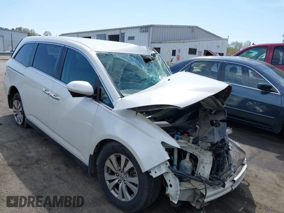 2014 Honda Odyssey EX with VIN 5FNRL5H40EB044303, listed as a IAAI auction lot 41914938 with Not Provided miles and . Bid and sale history available at carsss.com. Image 1.