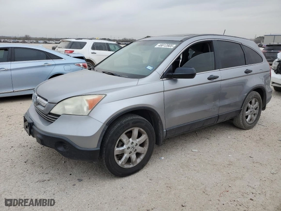 2008 Honda CR-V EX with VIN 3CZRE38528G704924, listed as a Copart auction lot 46612805 with 177,455 mi miles and Salvage Title. Bid and sale history available at carsss.com. Image 1.