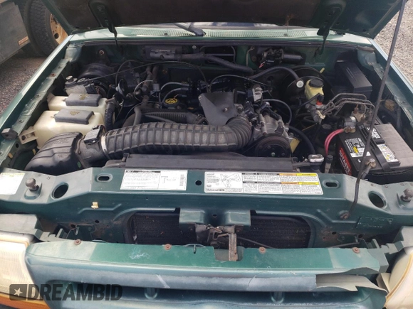 1999 Ford Ranger XLT with VIN 1FTYR14X7XPB63588, listed as a Copart auction lot 56425974 with 183,260 mi miles and Salvage Title. Bid and sale history available at DreamBid. Image 11.