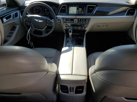 2015 Hyundai Genesis 3.8L with VIN KMHGN4JEXFU096864, listed as a Copart auction lot 42795995 with 100,328 mi miles and Salvage Title. Bid and sale history available at carsss.com. Image 8.