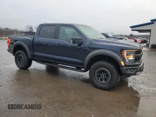 2023 Ford F-150 Raptor with VIN 1FTFW1RG0PFD16861, listed as a Copart auction lot 52928285 with 19,454 mi miles and Salvage Title. Bid and sale history available at DreamBid. Image 4.