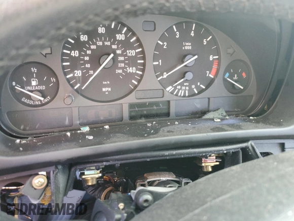 2000 BMW 5 Series 528i with VIN WBADM6345YGU04709, listed as a Copart auction lot 46607785 with Not Provided miles and Non Repairable. Bid and sale history available at DreamBid. Image 9.
