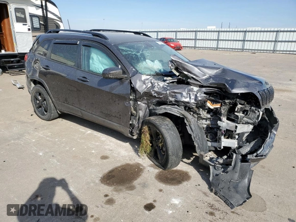 2020 Jeep Cherokee Altitude with VIN 1C4PJMLB3LD560205, listed as a Copart auction lot 77324144 with 53,665 mi miles and Salvage Title. Bid and sale history available at carsss.com. Image 4.