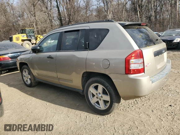 2009 Jeep Compass North with VIN 1J4FT47B89D189447, listed as a Copart auction lot 46283765 with 0 mi miles and Salvage Title. Bid and sale history available at carsss.com. Image 2.